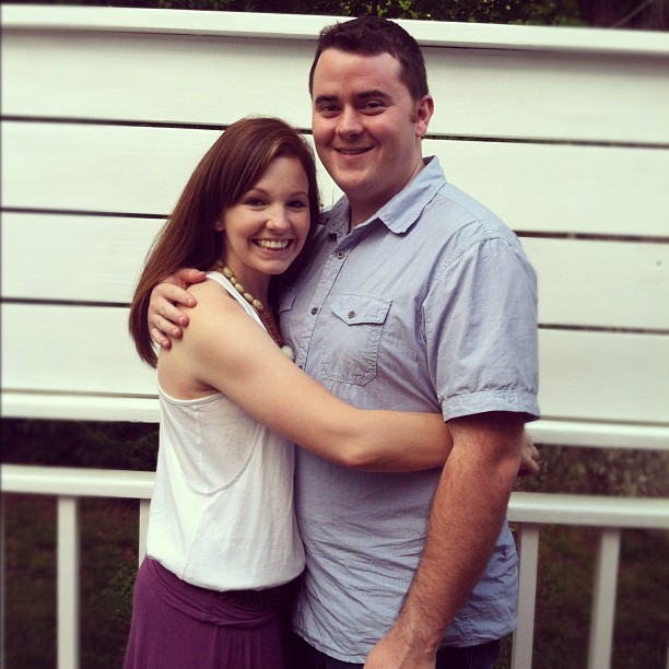 my handsome groom & me :)