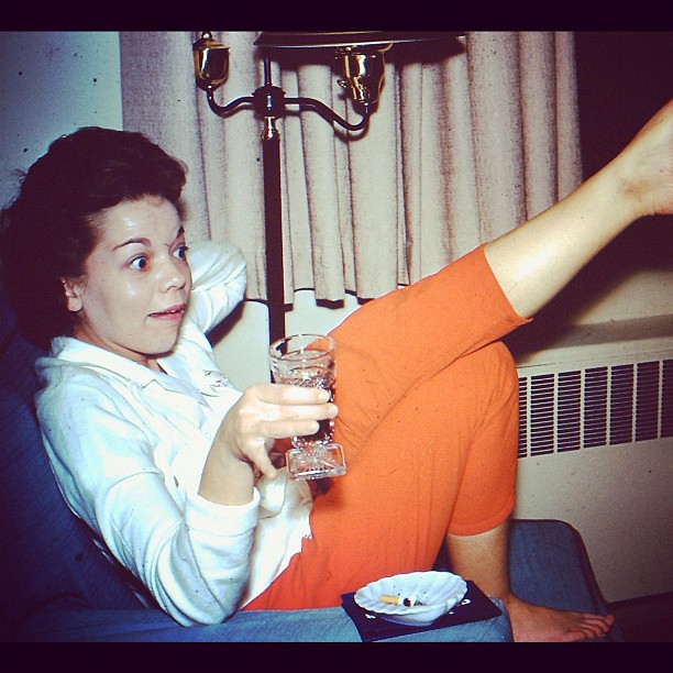 my adorable and funny grandmother...wish i could have met her, hope I'm a little but like her :)