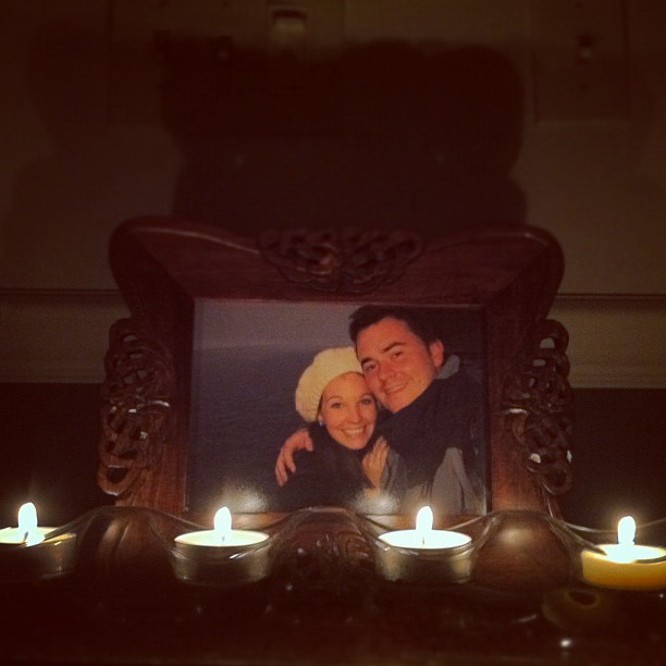 candlelight and loving my husband. #sandy #nopower #pretty #ireland