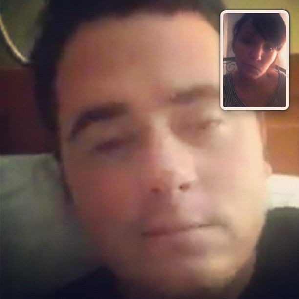 facetime didn't cut it then, doesn't cut it now. at least my hubby got to do some country.hopping at Epcot tonight!  @seanhenri