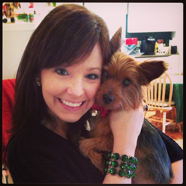 fourth christmas with my favorite little furry cupcake  #puppymom