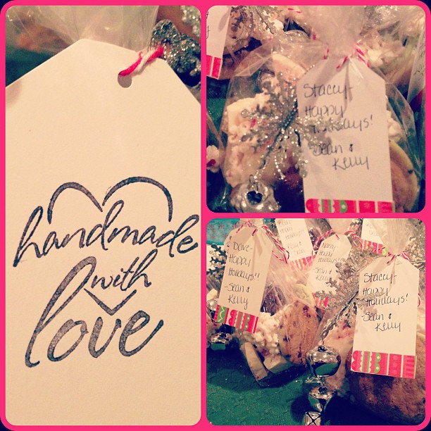 holiday treats for our coworkers!! #homemade #ornaments #love