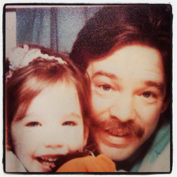 daddy's girl.  #tbt