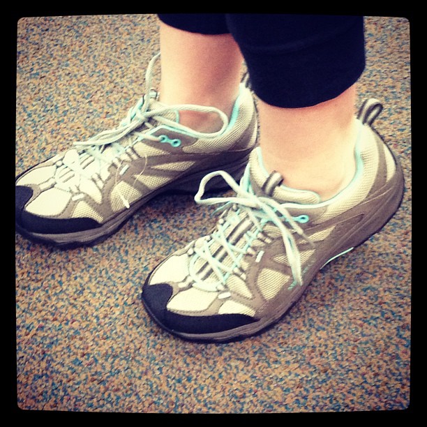 brand spankin new #merrell #hiking shoes for #yellowstone!!