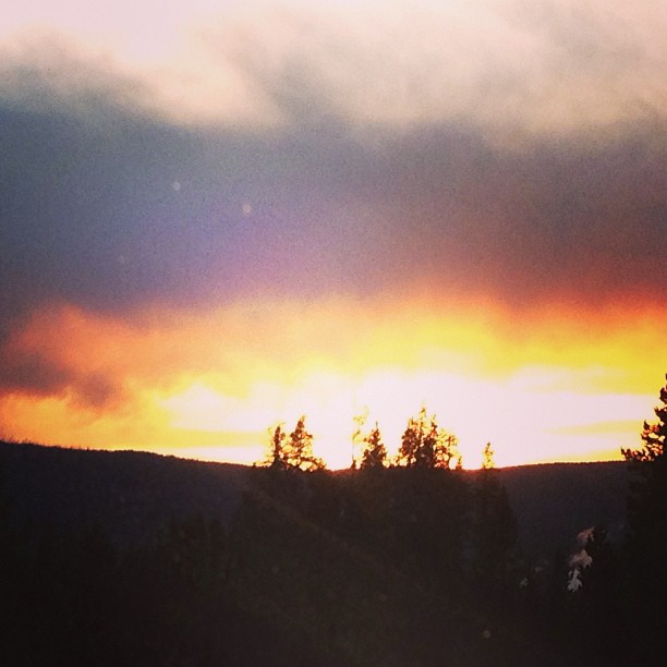 #yellowstone sunset