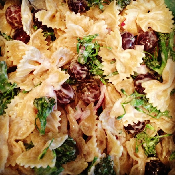 broccoli grape harvest salad  #delicious #bettycrockerintraining