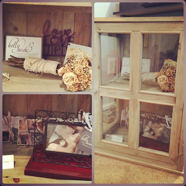 finally finished with our wedding shadow box! now we just need a house to put it in :) @seanhenri #tenmonthslater #kellyandsean #090812