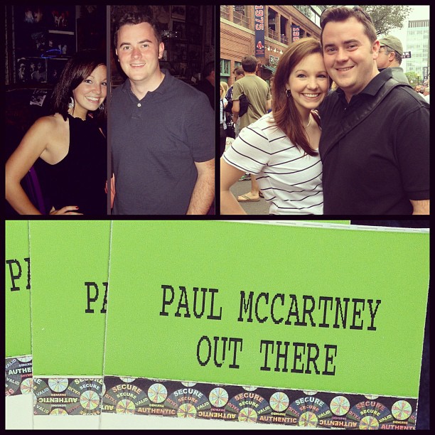 sir paul, bringing lovers together since july 2010. #firstdate #outthere #madethisguymybetterhalf