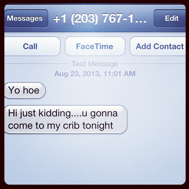 sorry, @seanhenri, apparently I have dinner plans tonight. #creepyrandomtext #willsticktomyowncrib