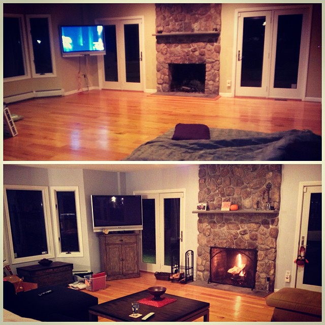 before and after :)
