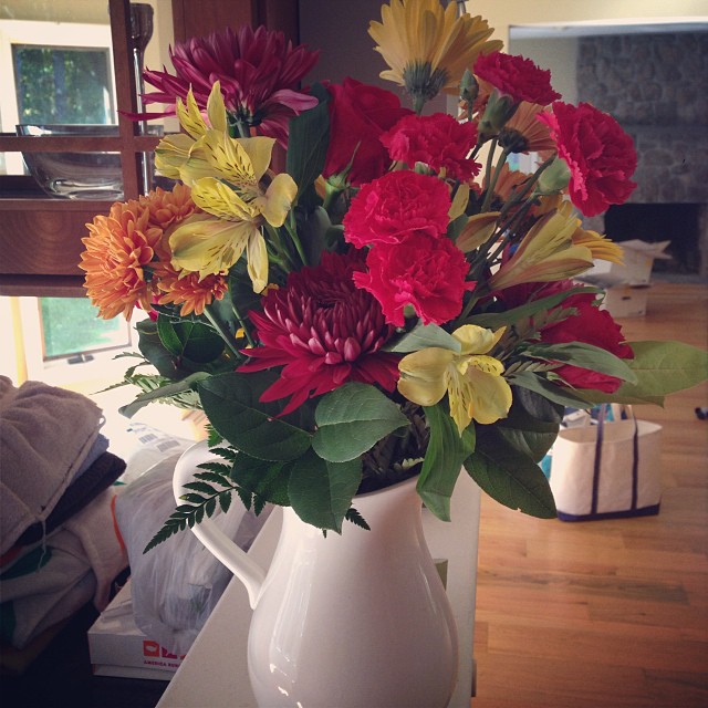 beautiful flowers from @barbmbutler and @pmurphy88! you guys are the best, love you both! ?
