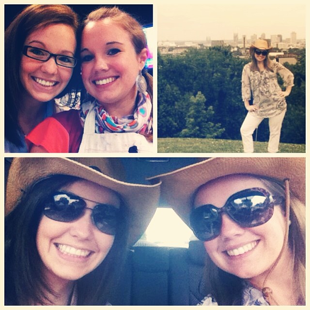 road trip, on the way to see this beautiful friend get married!!! @fiesty_ash