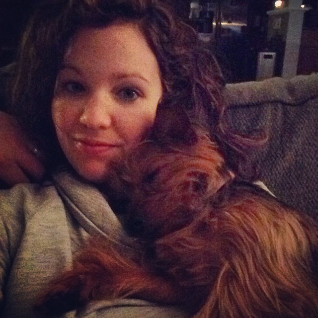 she's just making sure I'm ready for baby henri ? #graciegram
