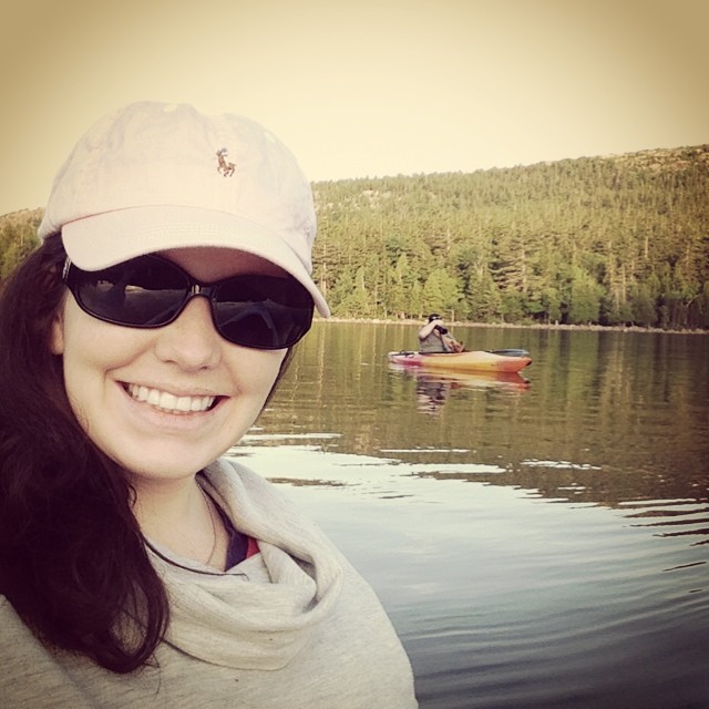 kayaking selfie photobombed by @seanhenri and gracie mae