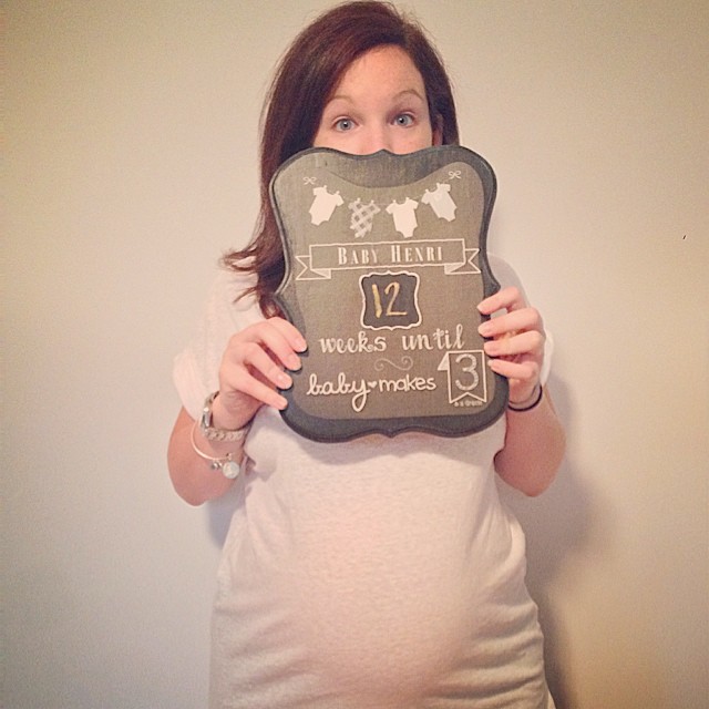 third trimester: bring it on. #28weeks #12weekstogo