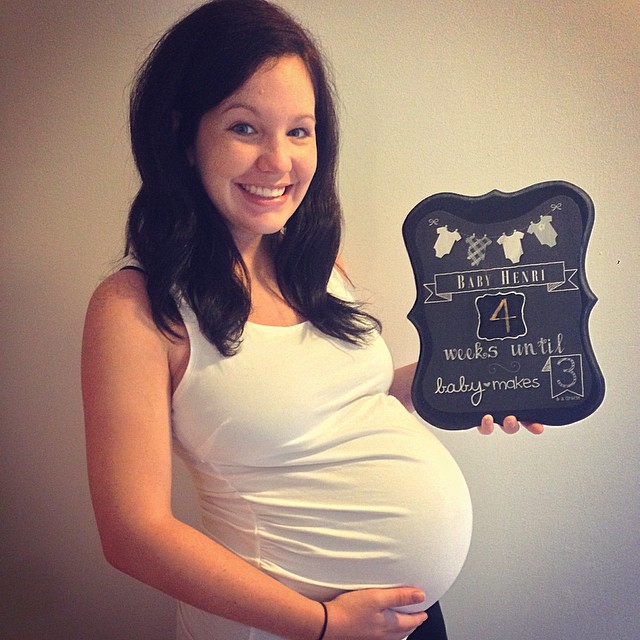 a day late, but here's our basketball and me....  #36weeks #4weekstogo