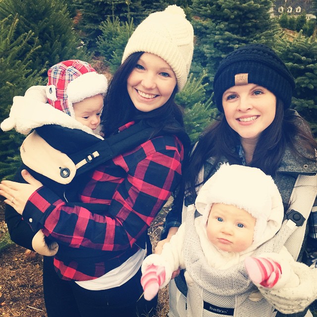 sisters and cousins getting their first trees ?