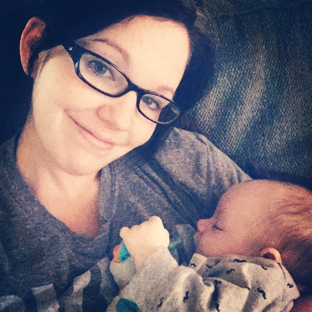 this cuddlebug sure knows how to make his mama feel better ?