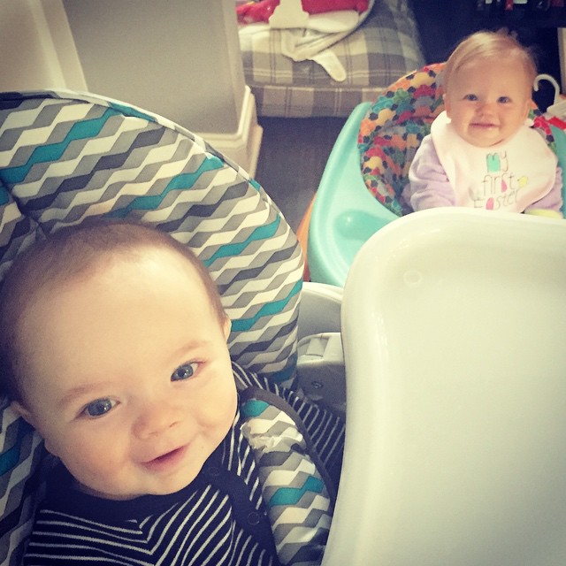 breakfast with these two little buddies!!!!!!!