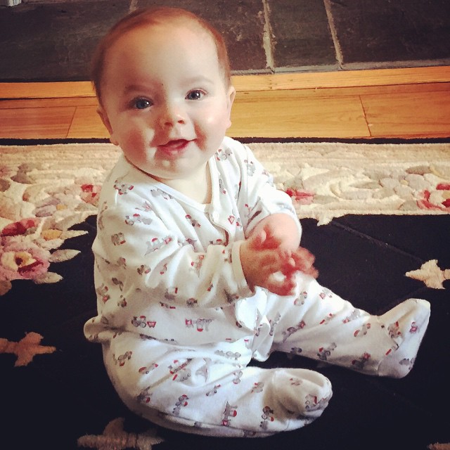 8 months today and clapping to celebrate! ????????????????