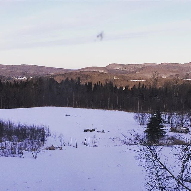 mountain morning view